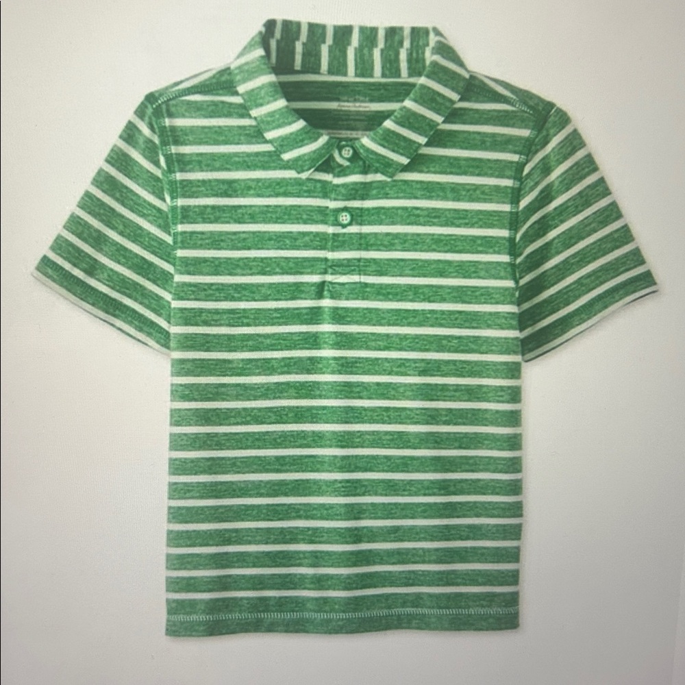Hanna Andersson Active Striped Polo Shirt, 6-7